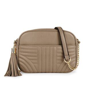 3790 Quilted Crossbody Bags - Stylish Camera Bag with Tassel - Lightweight
